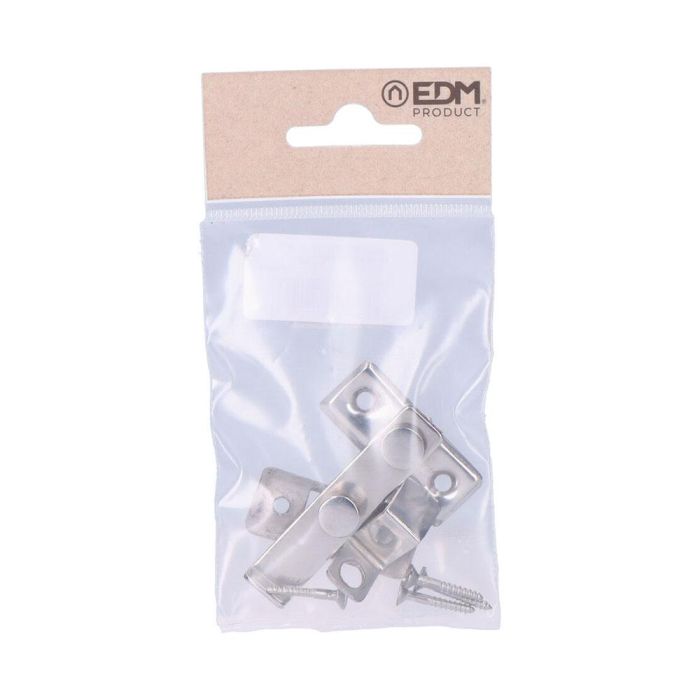 Edm Pestillo reversible de acero inoxidable 6 cm 1 Edm Pestillo reversible de acero inoxidable 6 cm 1
