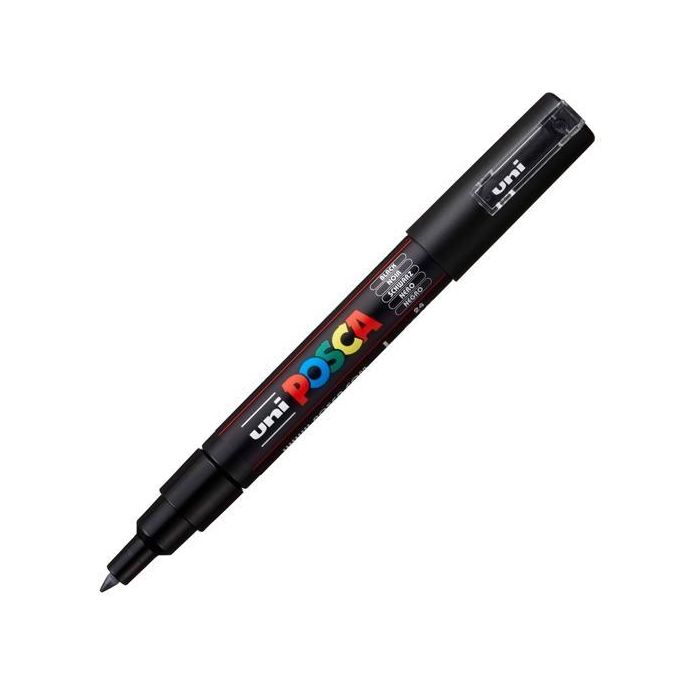 POSCA Pc-1M Marcador No Permanente Punta Fina 0.7-1 mm Negro