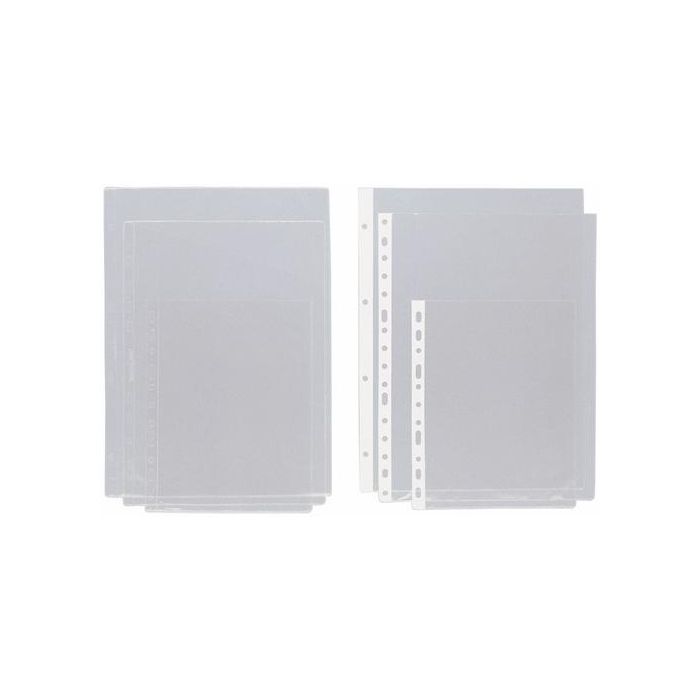 Funda Multitaladro Grafoplas Pvc 100Μ Piel Naranja Fº 16 Talaladros Lomo Rfzo. Transparentes Paquete De 50