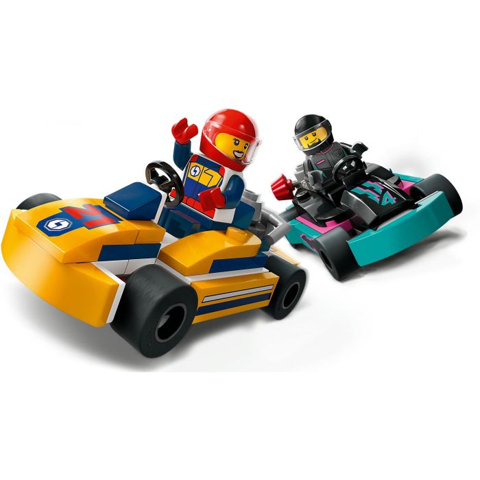 LEGO 60400 City Karts y Pilotos de Carreras, Juego de Construcción de Vehículos con 2 Minifiguras, Juguete para Niños y Niñas +4 Años 3 LEGO 60400 City Karts y Pilotos de Carreras, Juego de Construcción de Vehículos con 2 Minifiguras, Juguete para Niños y Niñas +4 Años 3