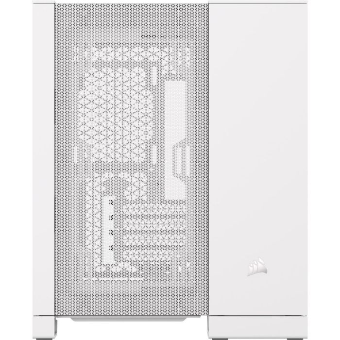 Corsair Caja PC Midi Tower ATX Blanca con Ventana Lateral y USB-C – Compatible Refrigeración Líquida 360mm 2