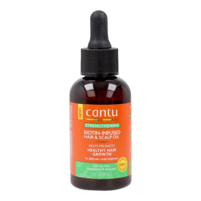 Cantu Strengthening Biotin-Infused Hair and Scalp Oil 59 ml Cantu Strengthening Biotin-Infused Hair and Scalp Oil 59 ml