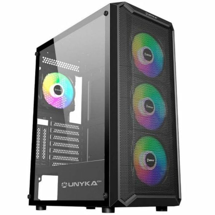 Caja Semitorre ATX Unykach Armor 3GEN ARGB ATX Negro 0 Caja Semitorre ATX Unykach Armor 3GEN ARGB ATX Negro 0