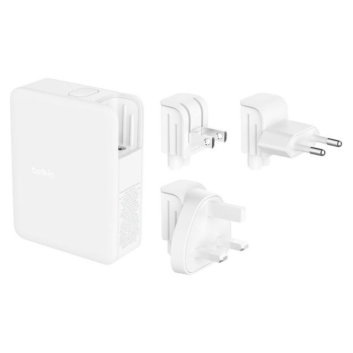 Cargador de Pared Belkin WCH014BTWH 140 W Blanco (1 unidad) 4
