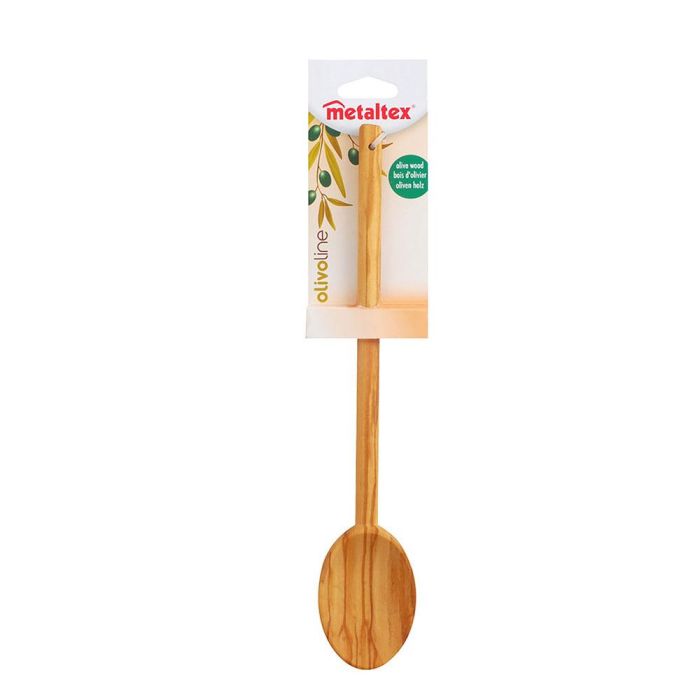 Metaltex Cuchara oval de madera de olivo 30 cm 1 Metaltex Cuchara oval de madera de olivo 30 cm 1
