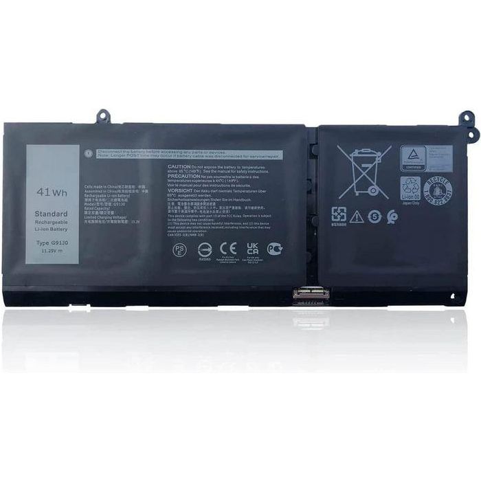 CoreParts Battery for Dell Notebook, Laptop, 37.62Wh Li-Polymer 11.4V 3300mAh, Black for Inspiron 5415, Inspiron 5418, Inspiron 5515, Inspiron 5518, Inspiron 7415, Latitude 3320, Latitude 3420, Latitude 3520, Vostro 3511, Vostro 3515 CoreParts Battery for Dell Notebook, Laptop, 37.62Wh Li-Polymer 11.4V 3300mAh, Black for Inspiron 5415, Inspiron 5418, Inspiron 5515, Inspiron 5518, Inspiron 7415, Latitude 3320, Latitude 3420, Latitude 3520, Vostro 3511, Vostro 3515