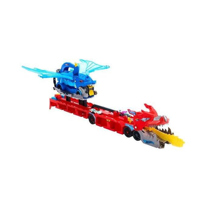 Vehiculohot wheels city dragón transportador. incluye 2 coches. 5