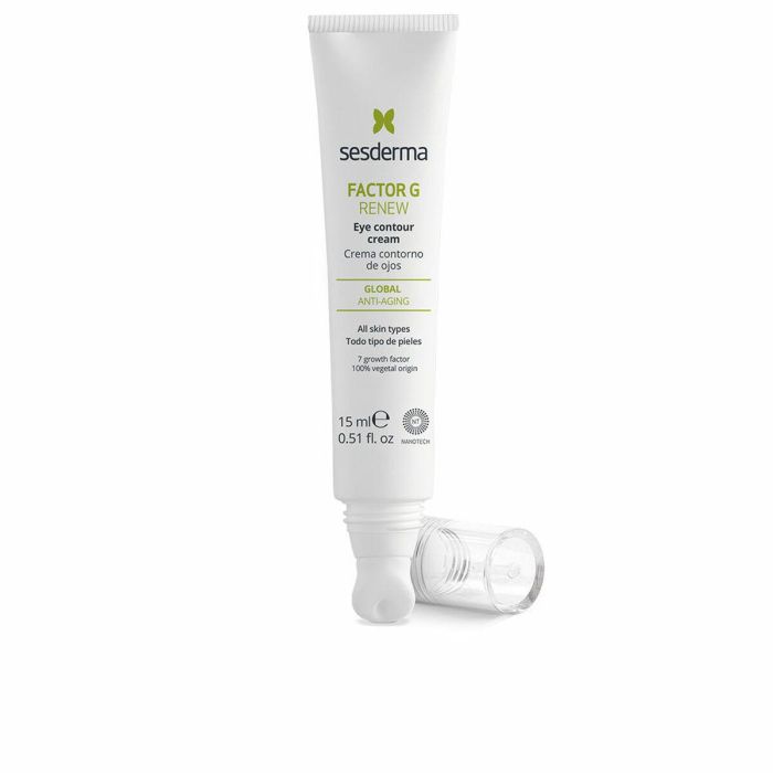 Sesderma FACTOR G RENEW Crema Contorno Ojos Anti Ojeras y Bolsas, Antienvejecimiento con Factores de Crecimiento 15 ml Sesderma FACTOR G RENEW Crema Contorno Ojos Anti Ojeras y Bolsas, Antienvejecimiento con Factores de Crecimiento 15 ml