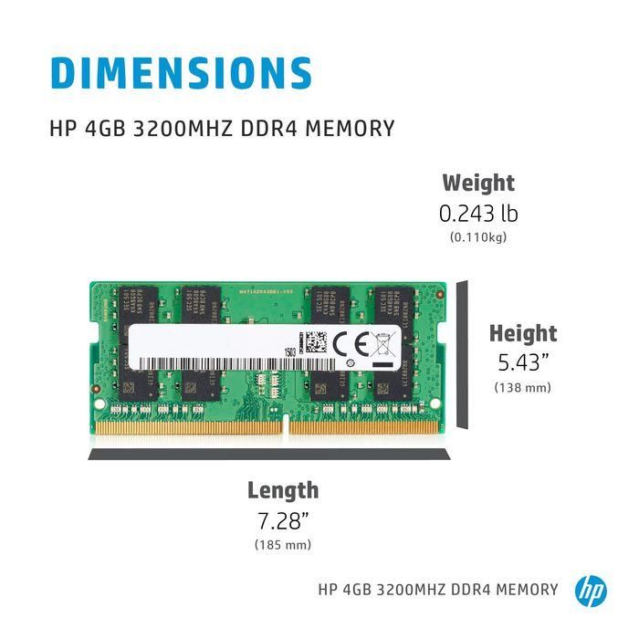 HP 4 GB 3200MHz DDR4 Memory 3 HP 4 GB 3200MHz DDR4 Memory 3