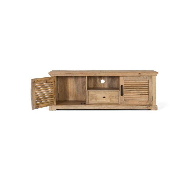 Giner y Colomer Mueble Televisor en Madera Maciza de Mango 170 cm con 2 Puertas y 1 Cajón 3 Giner y Colomer Mueble Televisor en Madera Maciza de Mango 170 cm con 2 Puertas y 1 Cajón 3