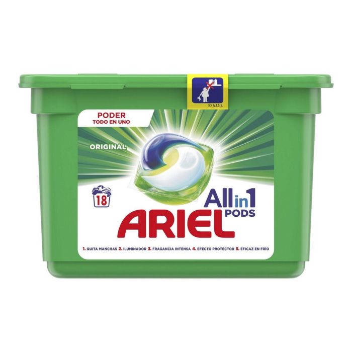 Detergente Ariel (18 uds) Detergente Ariel (18 uds)