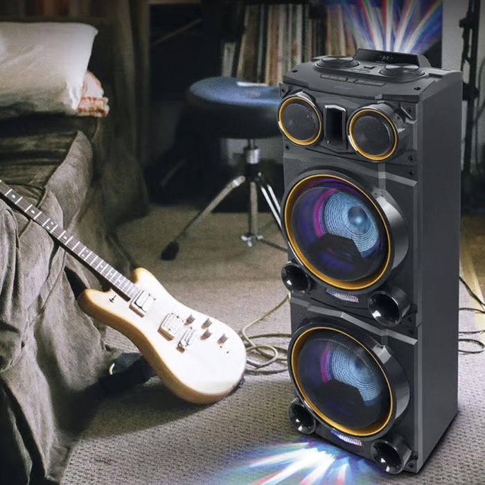 Altavoz Bluetooth Portátil Muse M-1988 DJ Negro 13