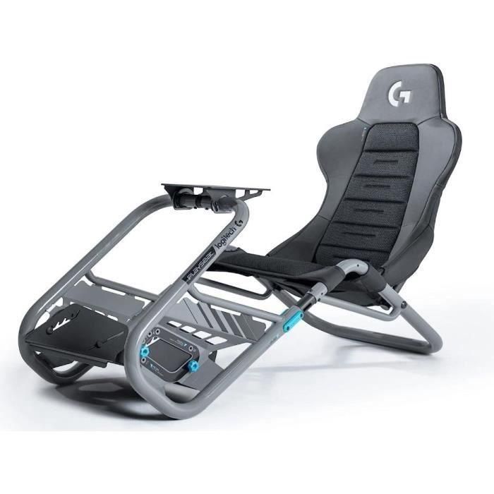 Asiento de simulación - PLAYSEAT - Trophy x Logitech G Edition - Gris/Negro Asiento de simulación - PLAYSEAT - Trophy x Logitech G Edition - Gris/Negro