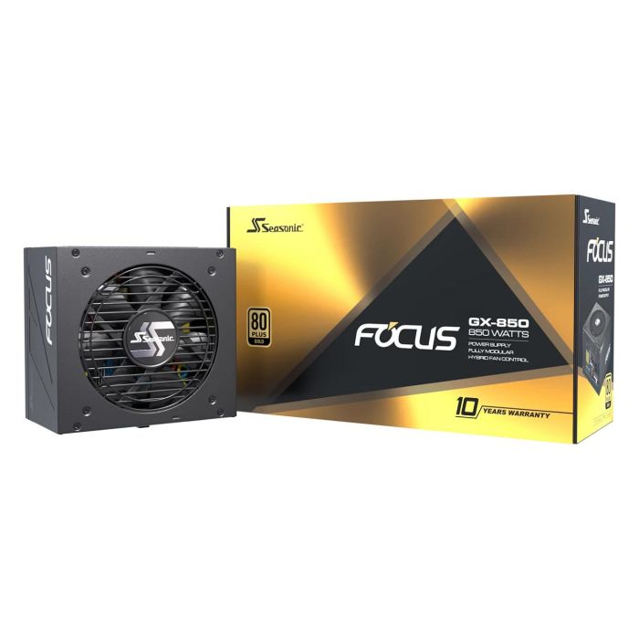 Seasonic Focus-GX-850 Fuente de Alimentación ATX 3.1 850W 80+ Gold Modular Seasonic Focus-GX-850 Fuente de Alimentación ATX 3.1 850W 80+ Gold Modular