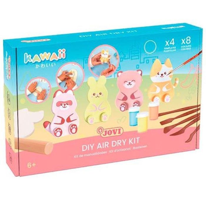 Set de Manualidades Jovi KAWAII AIR DRY Multicolor (3 Unidades) 1