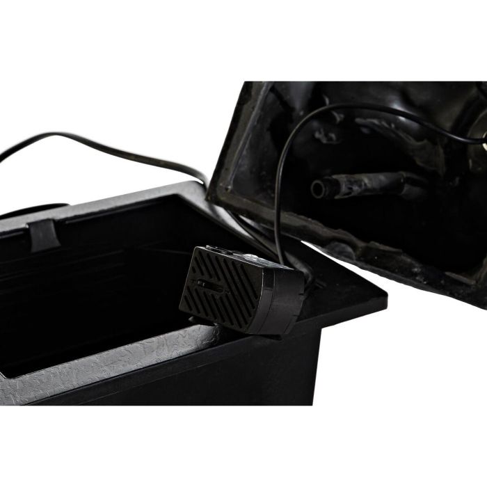 Fuente Oriental DKD Home Decor Gris Negro 17.5 x 25 x 21 cm (2 Unidades)