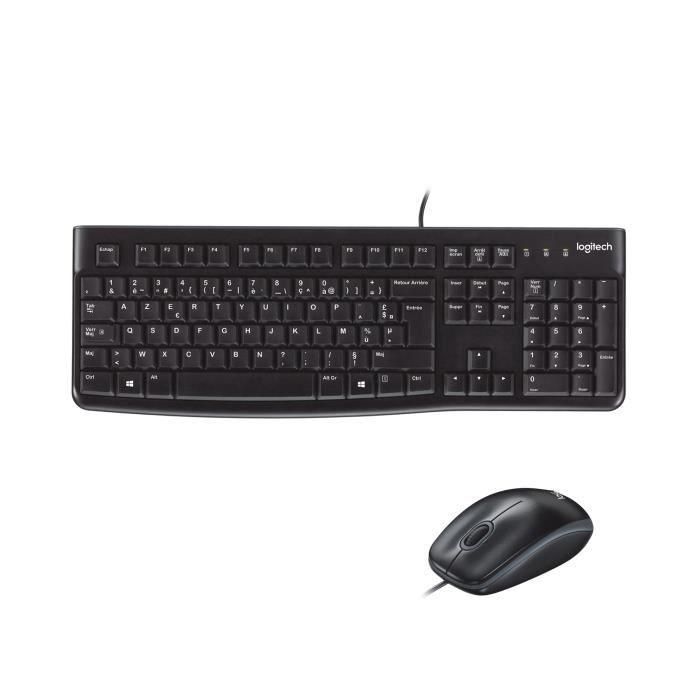 Logitech Teclado y Mouse MK120 USB, Compatible con Windows y Linux 0 Logitech Teclado y Mouse MK120 USB, Compatible con Windows y Linux 0