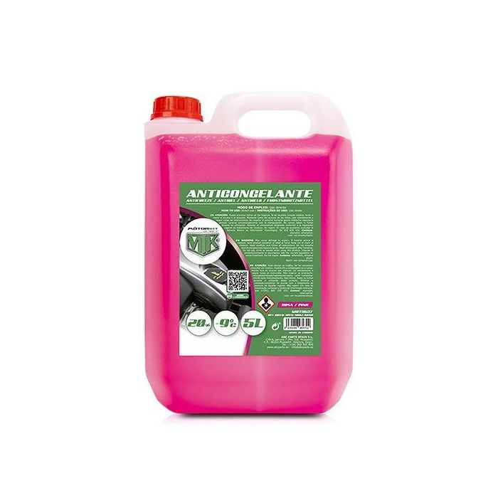 Anticongelante Motorkit -9º 20% Rosa (5 L) 3 Anticongelante Motorkit -9º 20% Rosa (5 L) 3