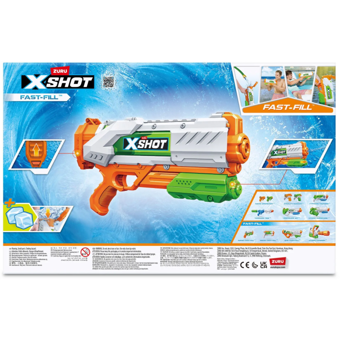 ZURU AUC1722591275747 Pistola de Agua X-SHOT Medium Fast-Fill Llenado en 1 Segundo 700ml Alcance 9m 3 ZURU AUC1722591275747 Pistola de Agua X-SHOT Medium Fast-Fill Llenado en 1 Segundo 700ml Alcance 9m 3