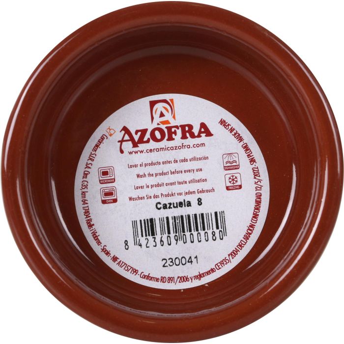 Cazuela Vitro Azofra 8 cm (24 Unidades) 2 Cazuela Vitro Azofra 8 cm (24 Unidades) 2