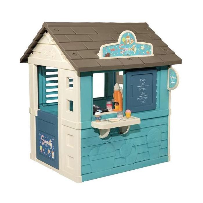 Smoby Casa Sweet Corner ¡El Rincón de los Dulces! con Máquina de Helados y Accesorios 105x110x127 cm 12