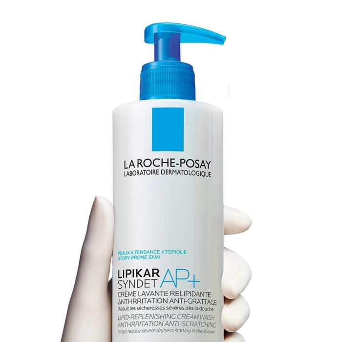 La Roche Posay LIPIKAR SYNDET AP+ Crema de Ducha Relipidizante Anti-irritaciones para Piel Atópica 400 ml 2 La Roche Posay LIPIKAR SYNDET AP+ Crema de Ducha Relipidizante Anti-irritaciones para Piel Atópica 400 ml 2