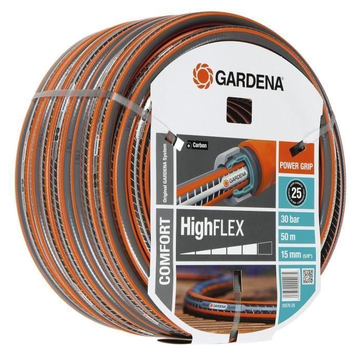 Gardena Manguera de Jardín HighFlex 50m Ø15 mm 2 Gardena Manguera de Jardín HighFlex 50m Ø15 mm 2