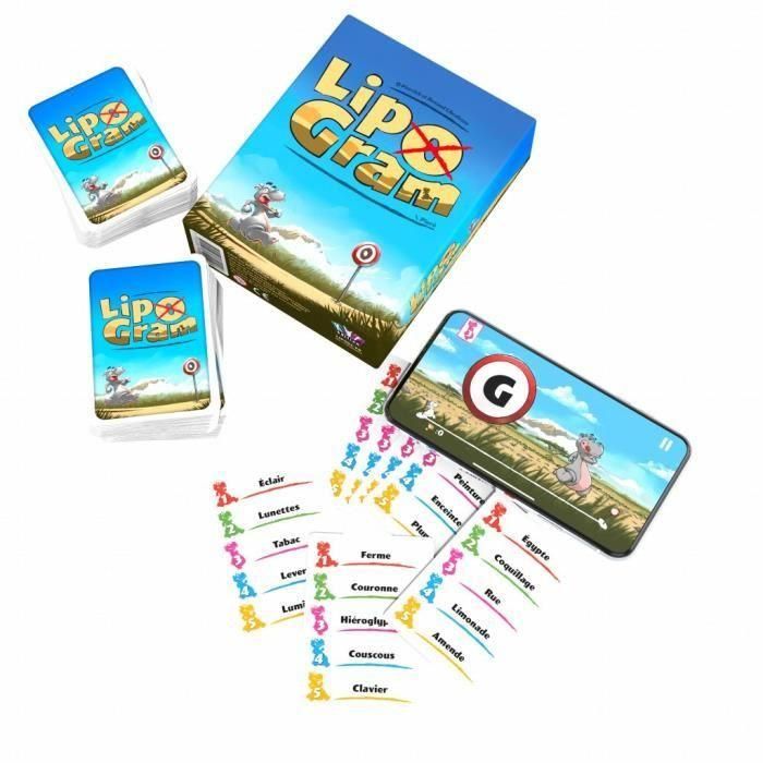Lipograma - Asmodee - Juego de mesa 3 Lipograma - Asmodee - Juego de mesa 3