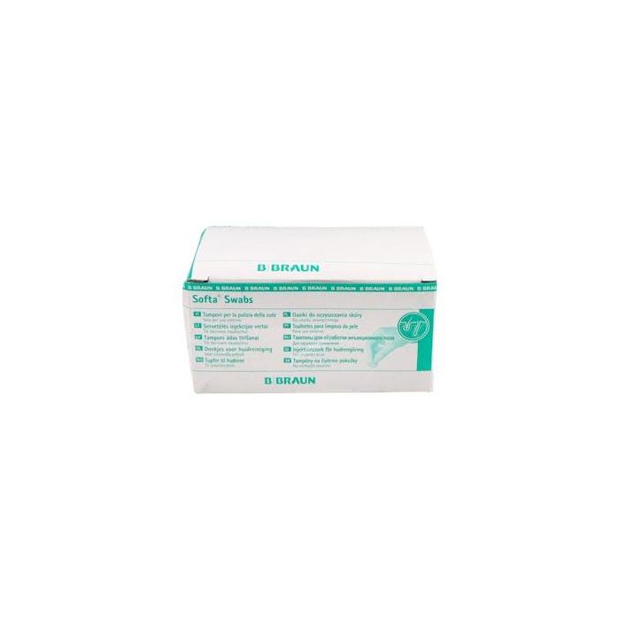 Softa Swabs Cleansing Toallitas Alcohol 70% 100 Un R19579