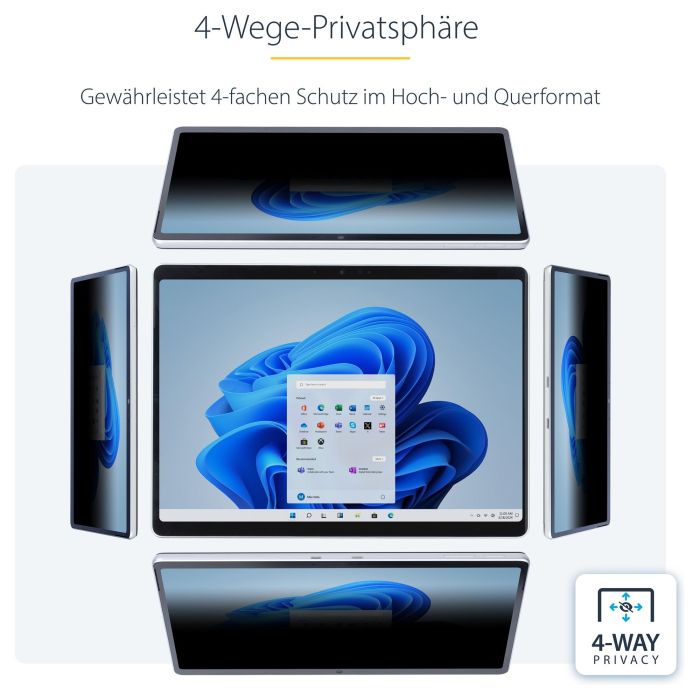 Soporte para Portátil Startech 13SP-PRIVACY-SCREEN Plástico 8