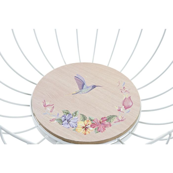 DKD Home Decor Frutero Tropical Multicolor 28x28x11cm de Metal y MDF, Desmontable, Apto Microondas y Lavavajillas (Pack 2 Unidades) 1