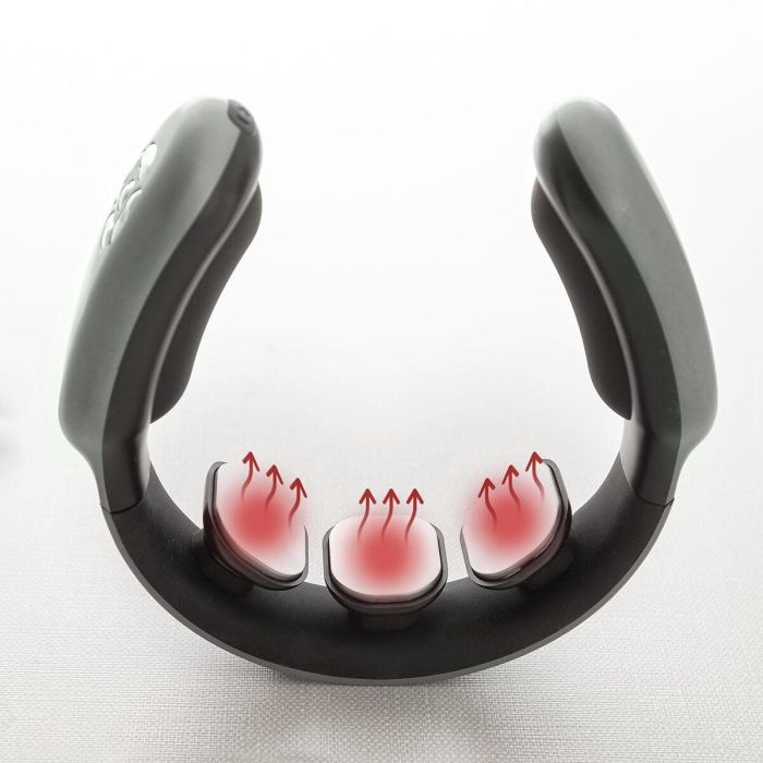Masajeador Cervical Recargable con Mando Nekival InnovaGoods 8 Masajeador Cervical Recargable con Mando Nekival InnovaGoods 8