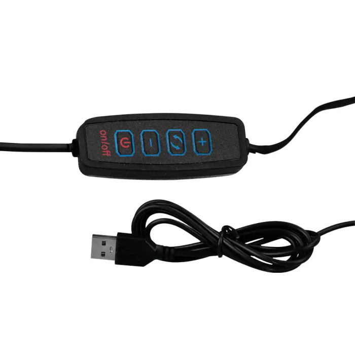 Q-connect Lampara Escritorio Hadar LED 8W 380lm Aluminio con Pinza Lupa Brazo Doble Color Negro 7