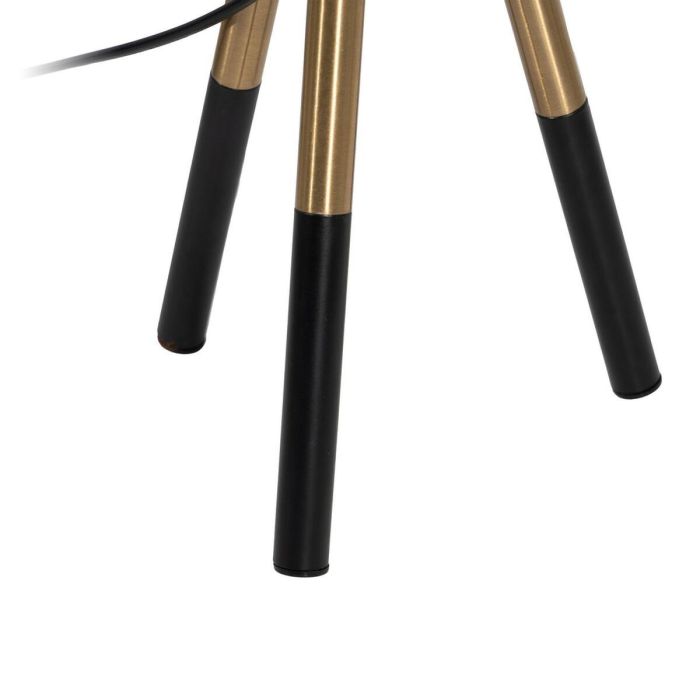 Lámpara de mesa Blanco Negro Dorado Hierro 40 W 33 x 33 x 63,5 cm 2