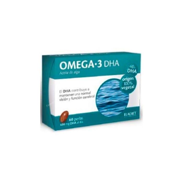 ELADIET Omega 3 DHA 60 Perlas para Visión y Función Cerebral