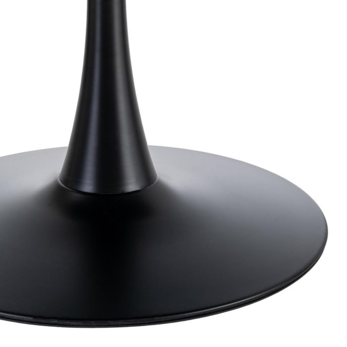 Mesa Comedor Negro Dm-Metal 100 X 100 X 75 cm