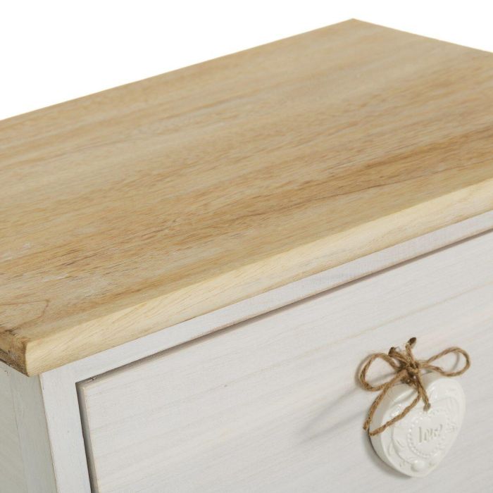 Cajonera SWEET HEART Crema Natural 40 x 29 x 73 cm 4