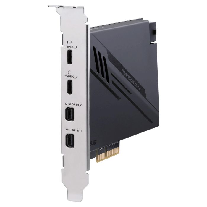 ASUS ThunderboltEX 4 Tarjeta de Expansión PCIe Thunderbolt 4 USB 3.2 Gen 2 Mini DisplayPort Intel JHL8540 Negro 40 Gbit/s 2 ASUS ThunderboltEX 4 Tarjeta de Expansión PCIe Thunderbolt 4 USB 3.2 Gen 2 Mini DisplayPort Intel JHL8540 Negro 40 Gbit/s 2