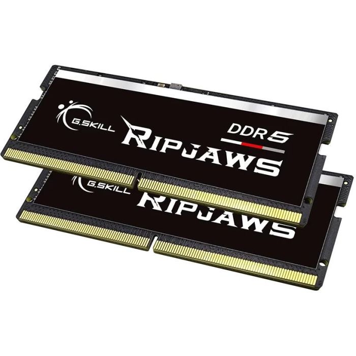 G.Skill 32GX2-RS 32GB (2x16GB) DDR5 5600MHz CL46 SO-DIMM para Portátil Intel XMP 3.0 2 G.Skill 32GX2-RS 32GB (2x16GB) DDR5 5600MHz CL46 SO-DIMM para Portátil Intel XMP 3.0 2