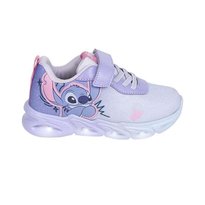 Cerdá T028 Deportiva Infantil Stitch con Luces para Niños, Suela Ligera EVA, Color Púrpura, Talla 28, Edad Mínima 3 Años Cerdá T028 Deportiva Infantil Stitch con Luces para Niños, Suela Ligera EVA, Color Púrpura, Talla 28, Edad Mínima 3 Años