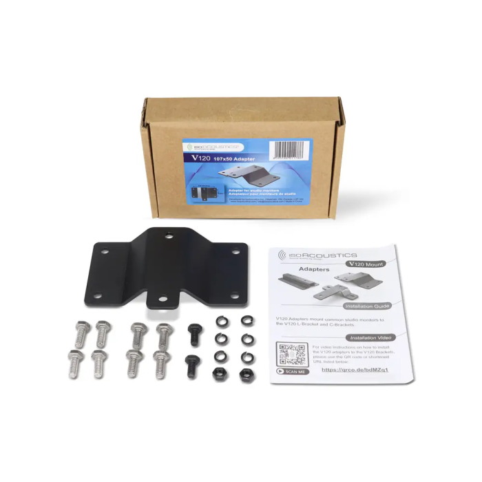 IsoAcoustics V120 Adaptador 107x50 Acero para Montaje en Techo/Pared 2