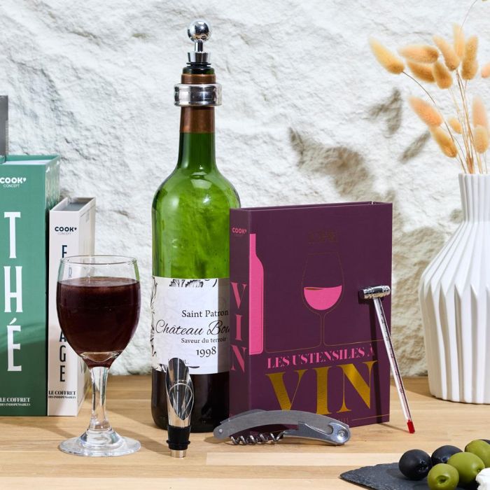 Cook Concept Caja-Libro 5 Piezas Para Vino 3