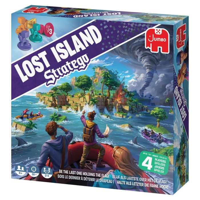 STRATEGO LOST ISLAND - Juego de estrategia - DUJARDIN - ¡Encuentra la bandera oculta antes de que desaparezca!