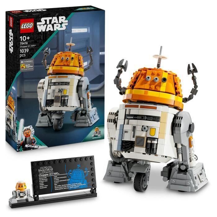 LEGO 75416 Star Wars Set Construcción de Ahsoka, Droide Astromecánico Chopper C1-10P, a partir de 10 años