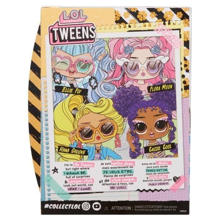 LOL Surprise Tweens - Muñeca fashion articulada de 24 cm - Hana Groove - 2 conjuntos y varios accesorios - A partir de 4 años 4 LOL Surprise Tweens - Muñeca fashion articulada de 24 cm - Hana Groove - 2 conjuntos y varios accesorios - A partir de 4 años 4