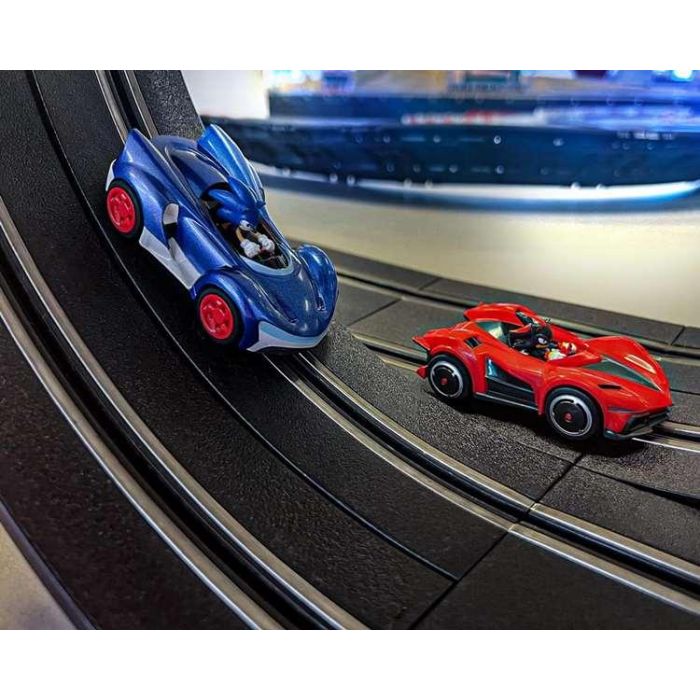 Pista sonic the hedgehog, incluye 2 coches (sonic y shadow) 4,9 metros 9 Pista sonic the hedgehog, incluye 2 coches (sonic y shadow) 4,9 metros 9
