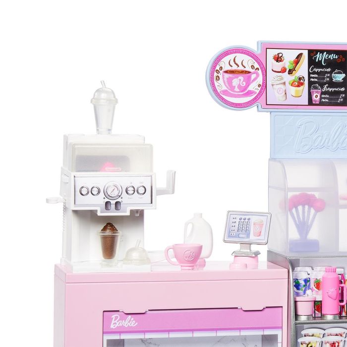 Mattel Barbie Muñeca y su Coffee Shop HXN94 Set de Juego para Niñas +3 Años 6 Mattel Barbie Muñeca y su Coffee Shop HXN94 Set de Juego para Niñas +3 Años 6