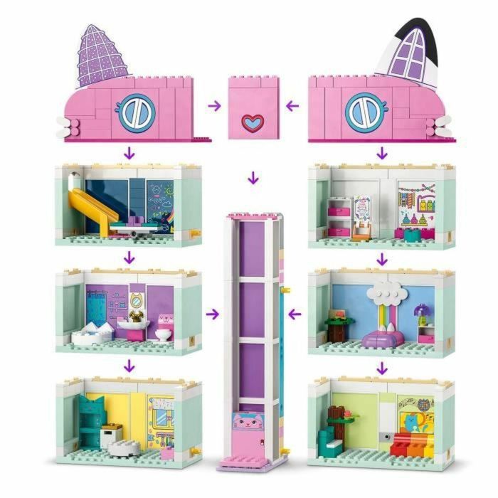 LEGO 10788 La Casa Mágica de Gabby, Casa de Muñecas de Juguete con Minifiguras 3 LEGO 10788 La Casa Mágica de Gabby, Casa de Muñecas de Juguete con Minifiguras 3