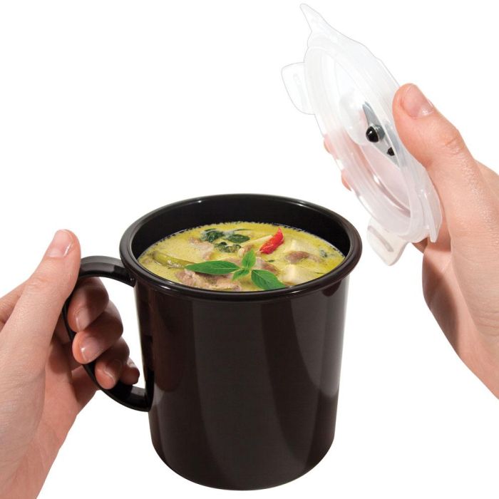 Cook Concept Taza Transporte Sopa 680 Ml Apta Microondas Colores Surtidos 3