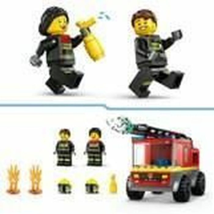 LEGO 60463 City Camión de Bomberos con Escalera Juego de Construcción para Niños a partir de 4 años con 82 Piezas 2 LEGO 60463 City Camión de Bomberos con Escalera Juego de Construcción para Niños a partir de 4 años con 82 Piezas 2